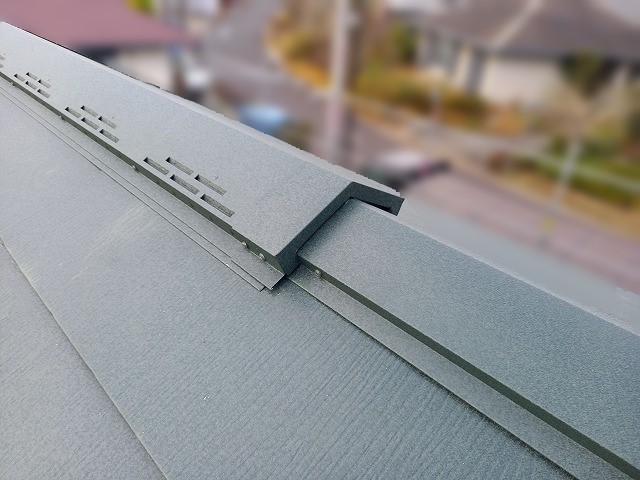 換気棟の取付け完了